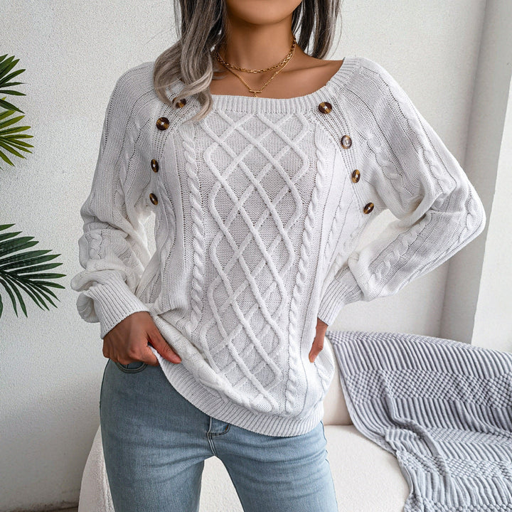 Judith - Shoulder-Button Cable Jumper