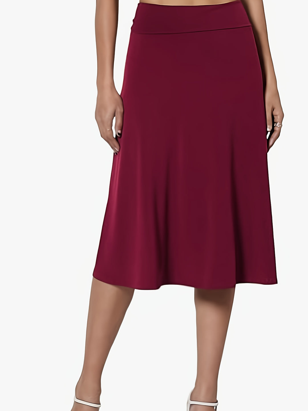 Elizabeth – Classic Flared Midi Skirt