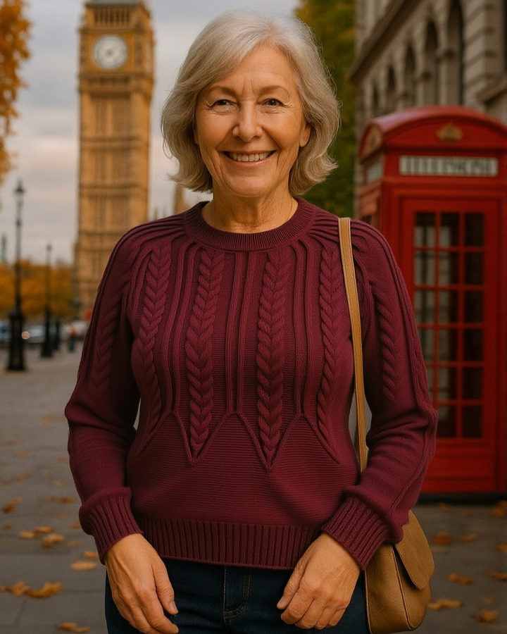 Harper – Cable Knit Crew Neck Jumper