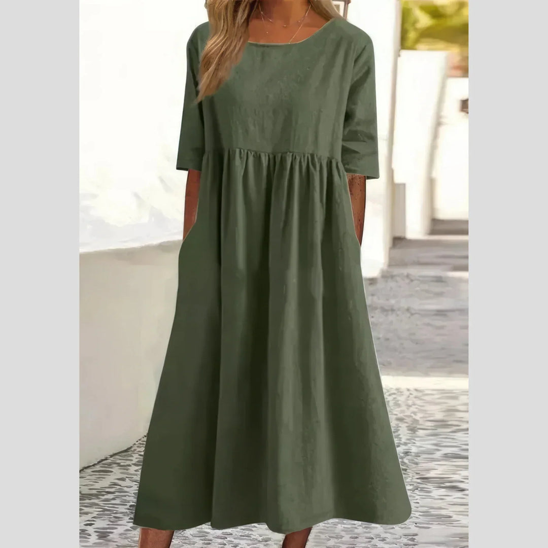 Ophelia – Draped Maxi Dress