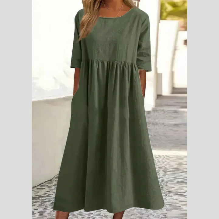 Ophelia – Draped Maxi Dress