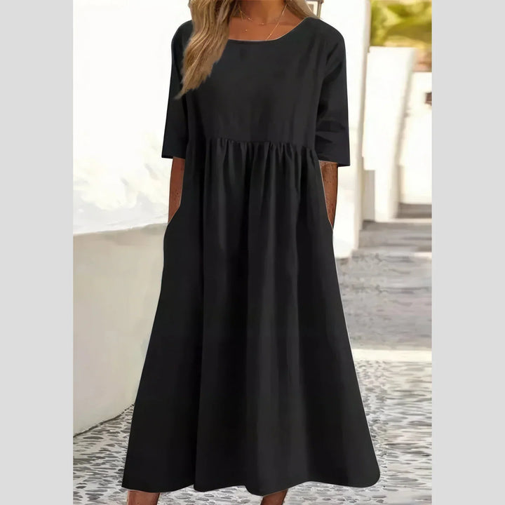 Ophelia – Draped Maxi Dress