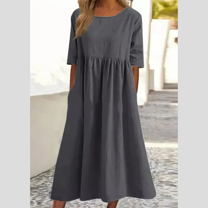 Ophelia – Draped Maxi Dress