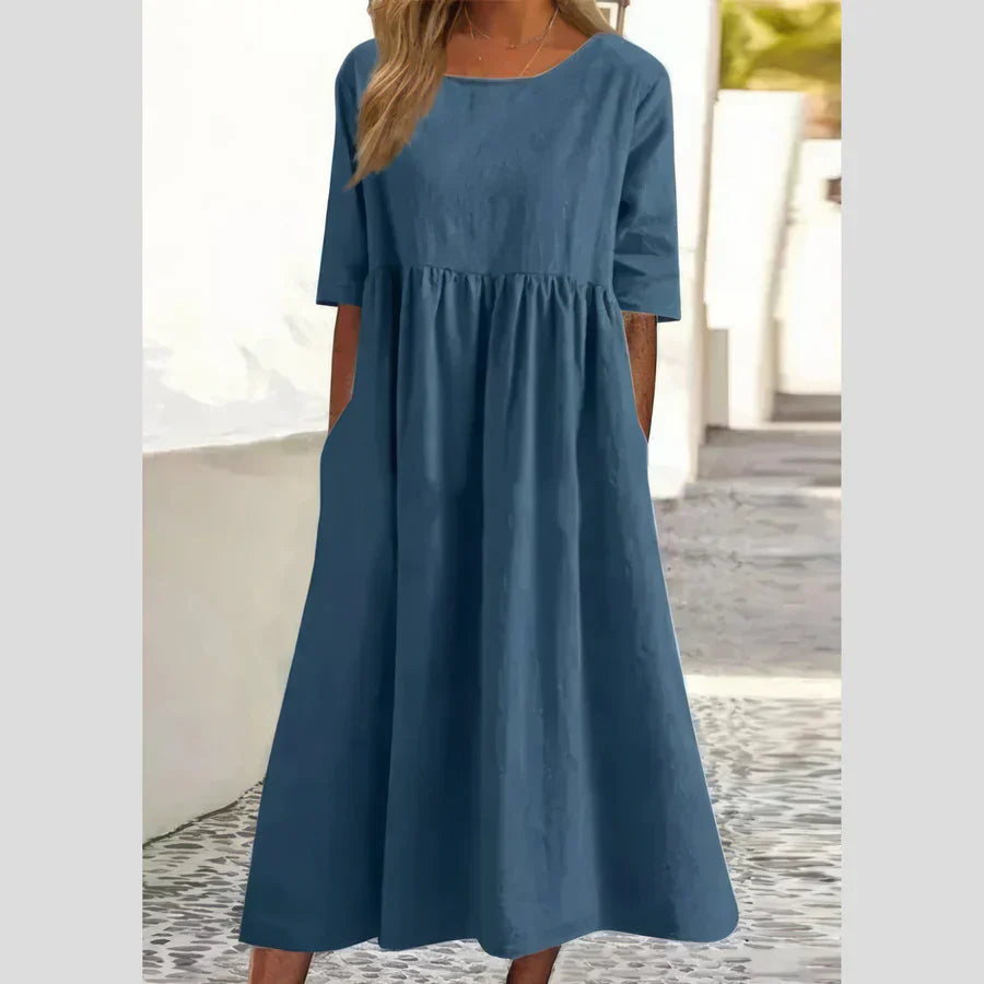 Ophelia – Draped Maxi Dress