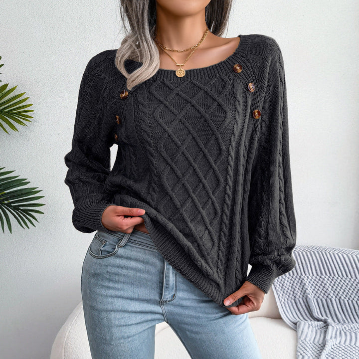 Judith - Shoulder-Button Cable Jumper