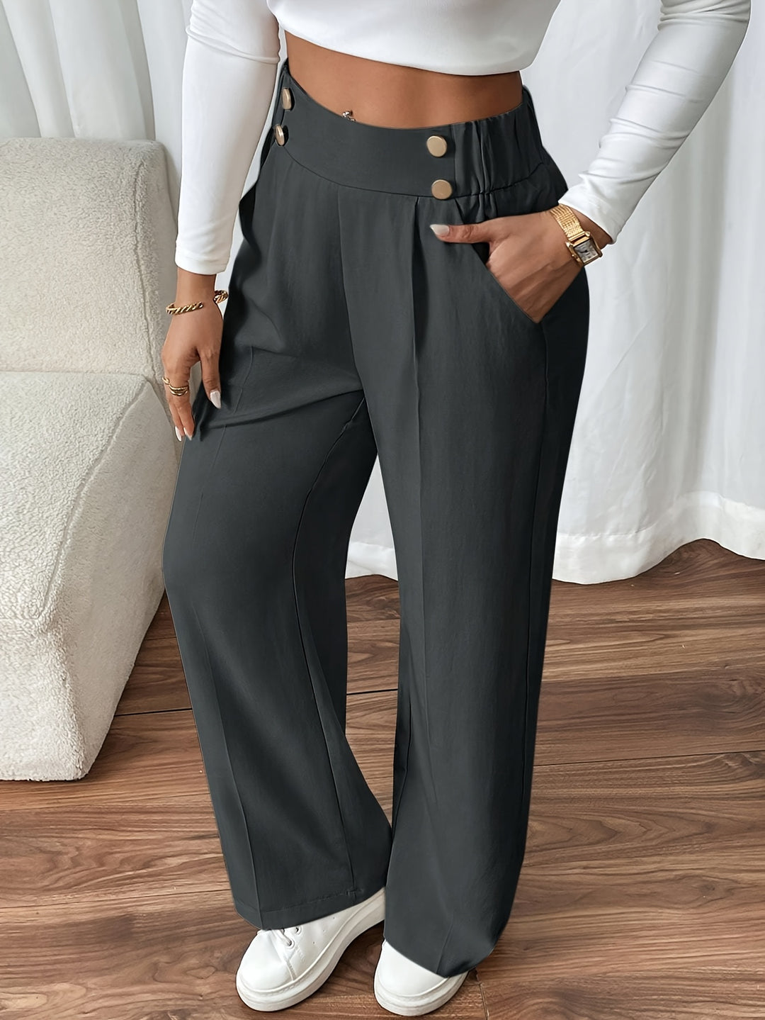 Margaret – Elegant Wide-Leg Trousers