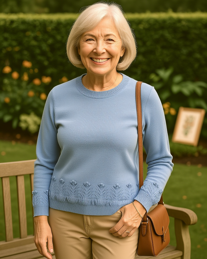Marion - V-Neck Jumper Elegant Comfort