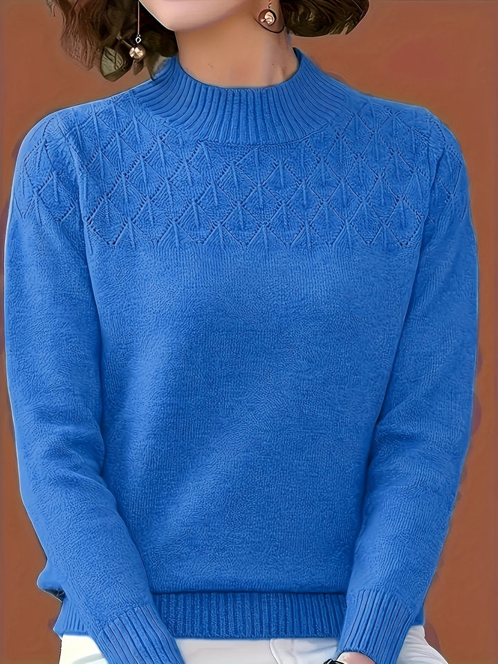 Clara - Textured Knit Jumper