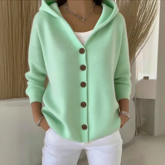 Cléandre | Gilet à Capuche avec Boutons