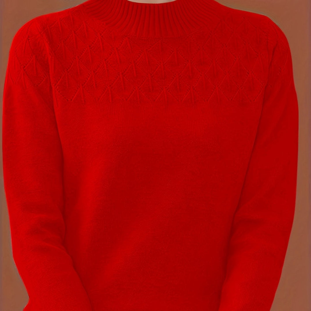 Clara - Textured Knit Jumper