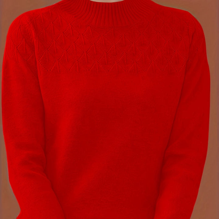 Clara - Textured Knit Jumper