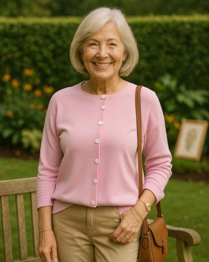 Pauline – Button Knit Jumper