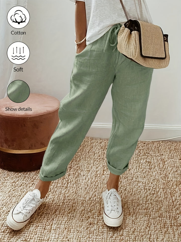 Beatrice – Easy Cotton Style Trousers