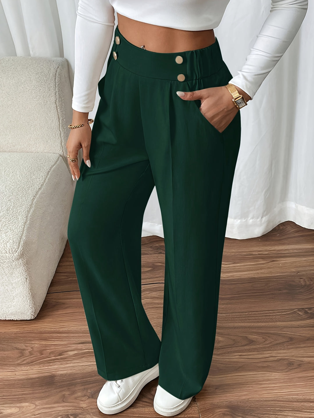 Margaret – Elegant Wide-Leg Trousers