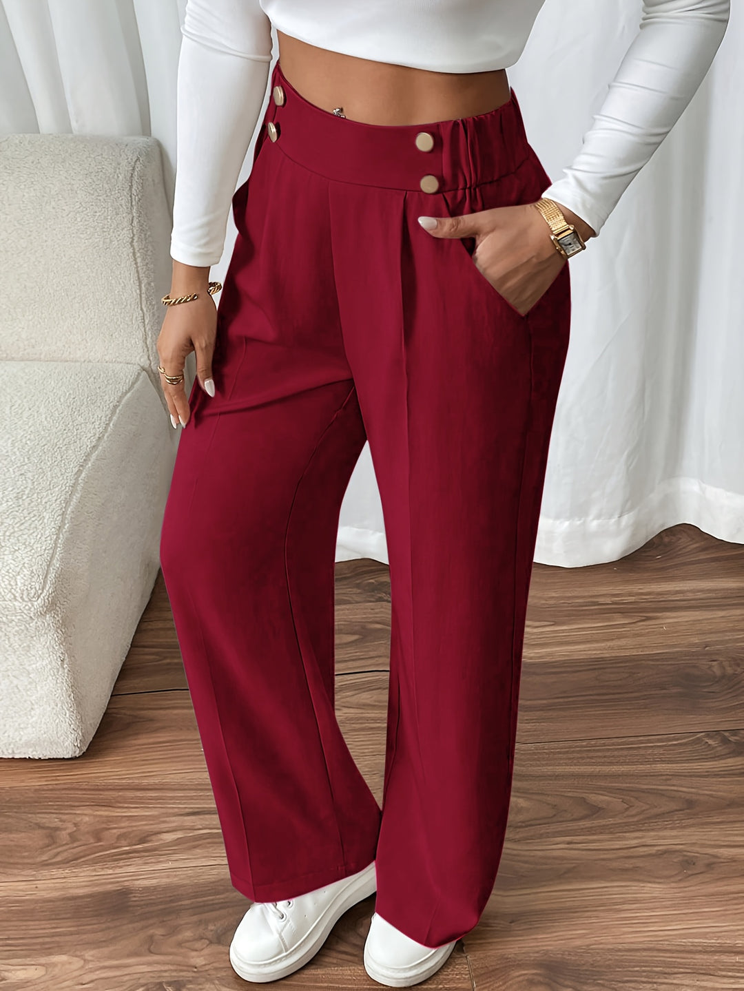 Margaret – Elegant Wide-Leg Trousers