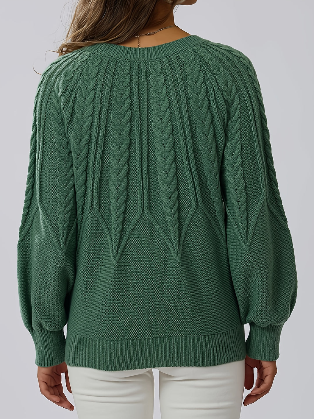 Harper – Cable Knit Crew Neck Jumper