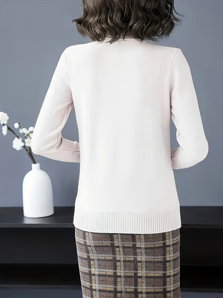 Clara - Textured Knit Jumper