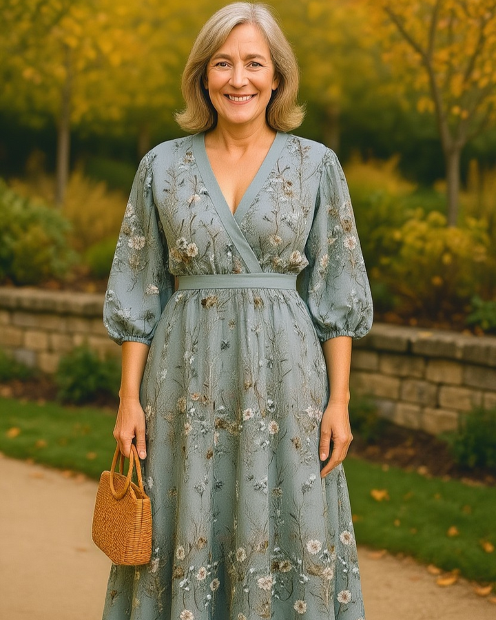 Frances – Graceful Floral Maxi Dress