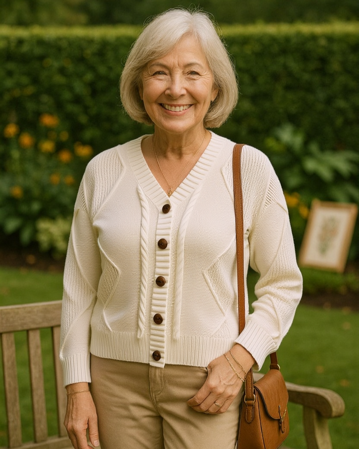 Margot - Cable-Knit Cardigan