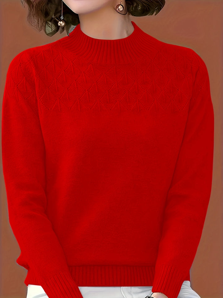 Clara - Textured Knit Jumper