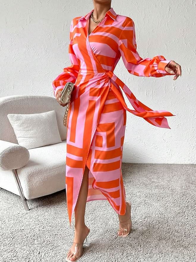 Agatha – Graceful Wrap Midi Dress