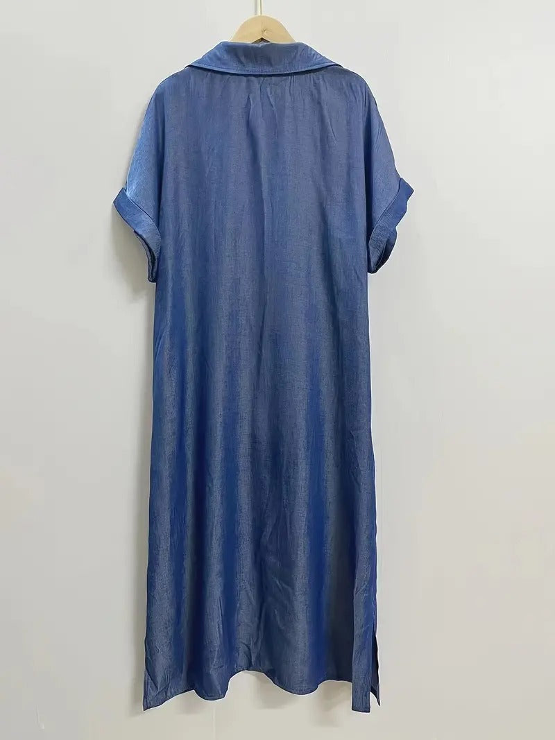 Zara - Chic Pocket Shirt Dress
