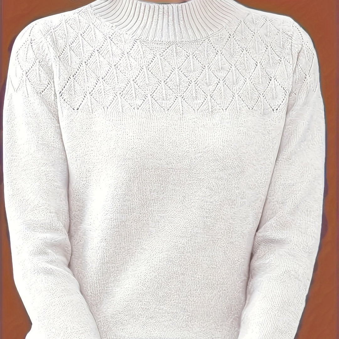 Clara - Textured Knit Jumper