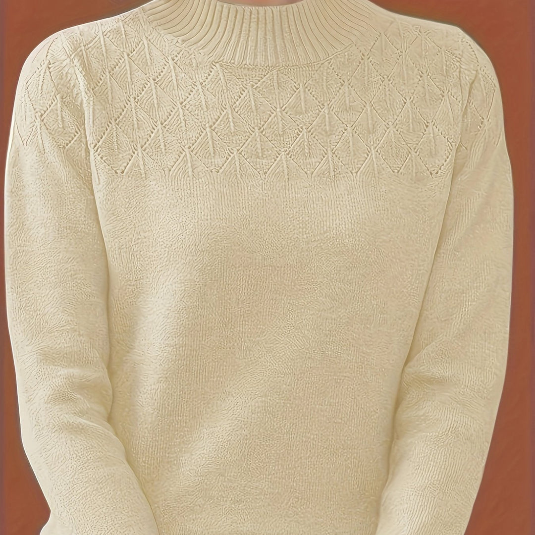 Clara - Textured Knit Jumper