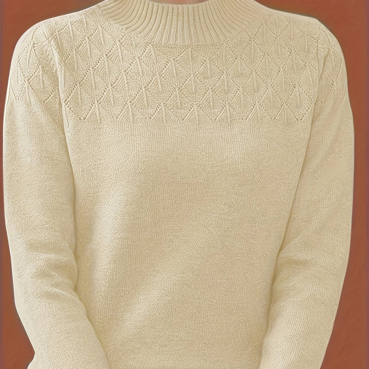 Clara - Textured Knit Jumper