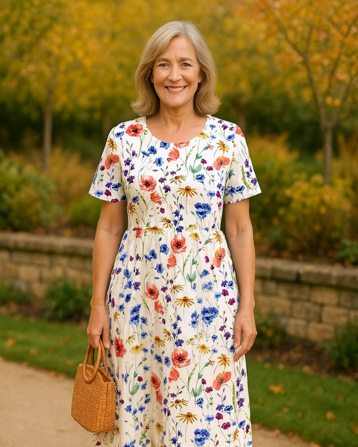Winifred – Floral Midi Dress