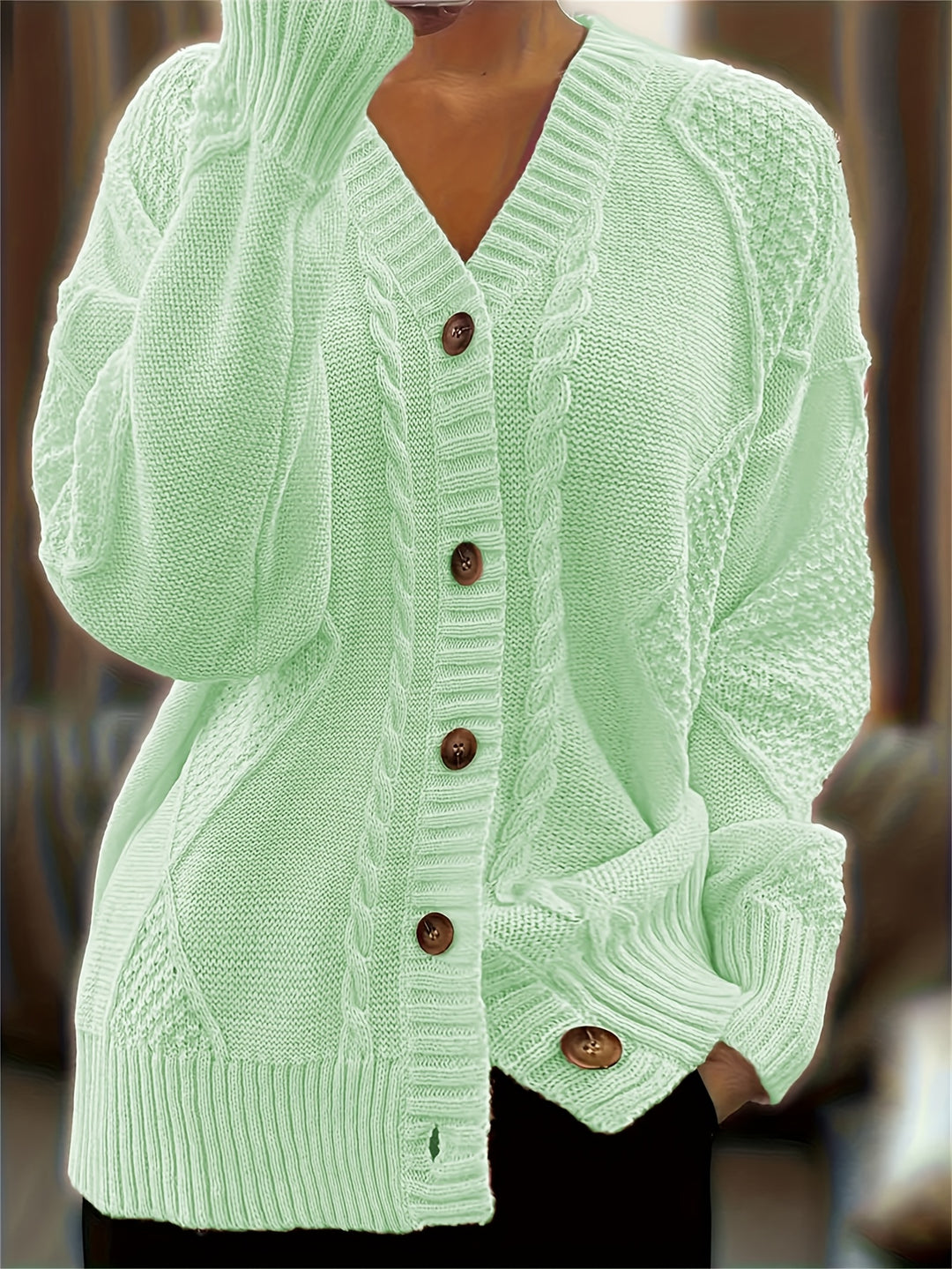 Margot - Cable-Knit Cardigan
