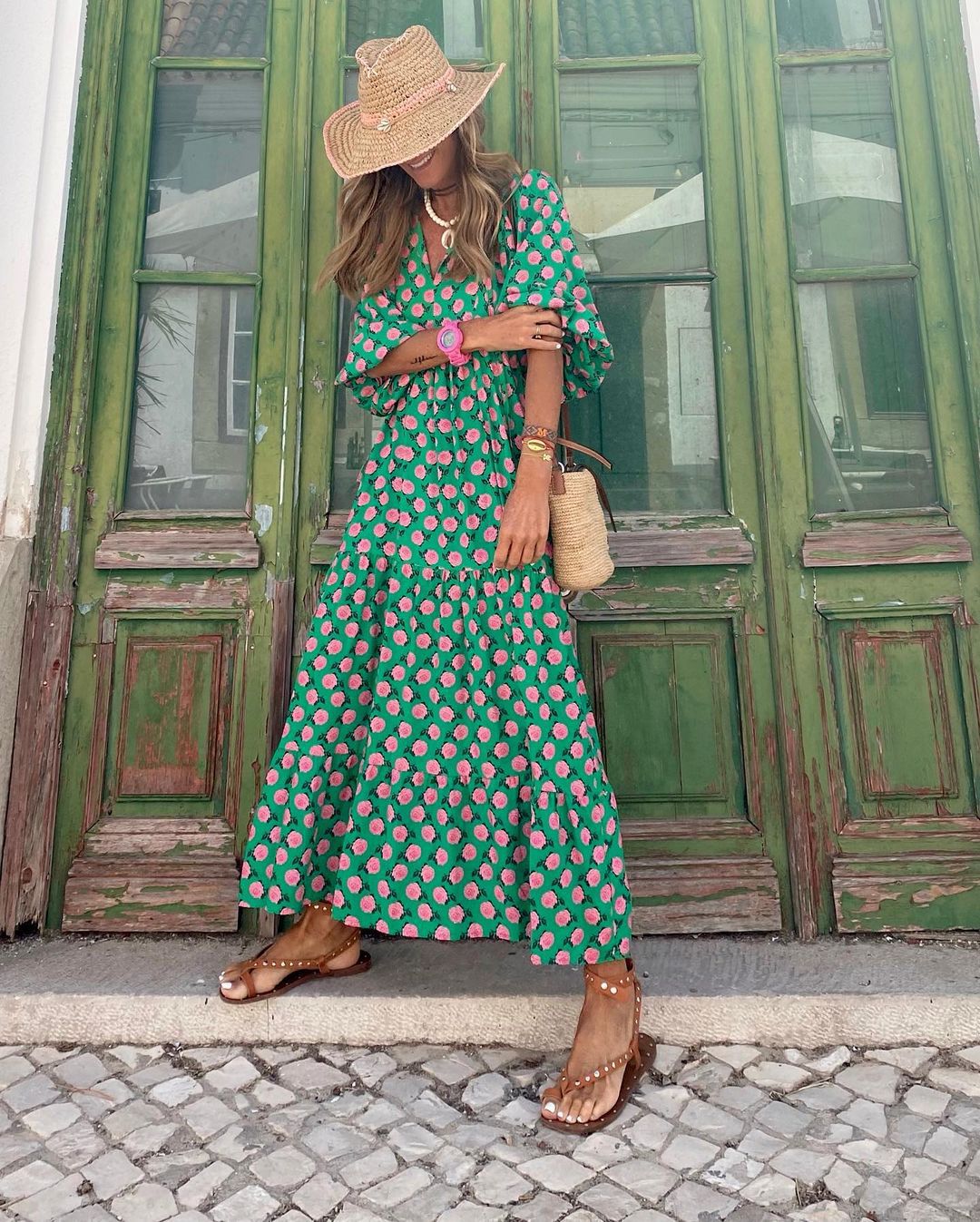 Edith – Floral Maxi Dress