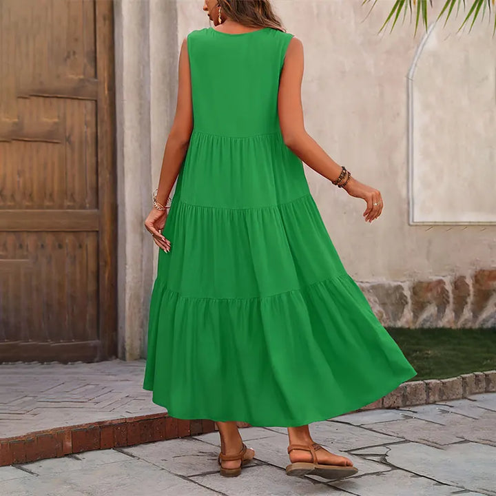 Beatrice – Chic V-Neck Maxi Dress