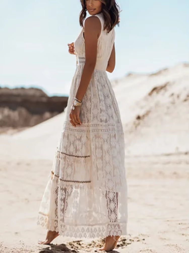 Georgina – Lace Maxi Dress