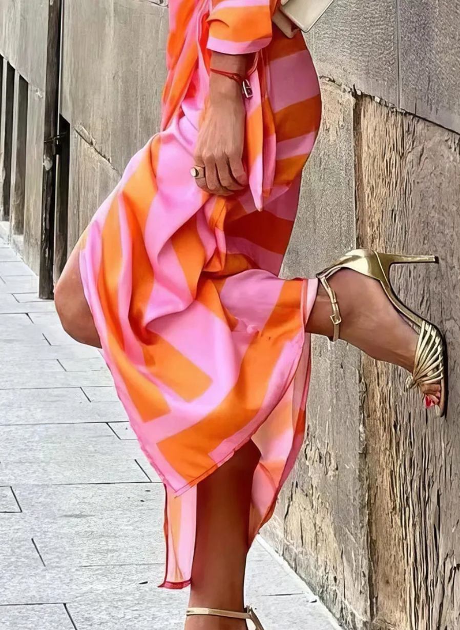 Agatha – Graceful Wrap Midi Dress