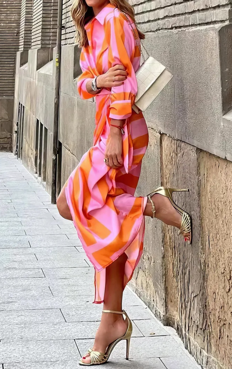 Agatha – Graceful Wrap Midi Dress