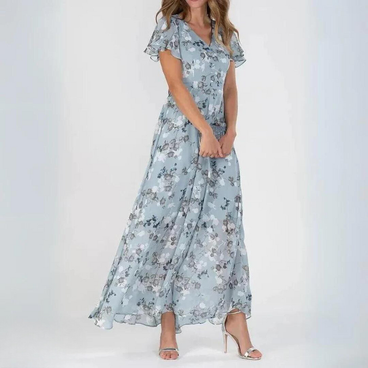 Yvonne - Flowing Chiffon Maxi Dress