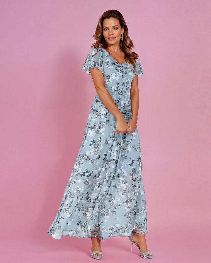 Yvonne - Flowing Chiffon Maxi Dress