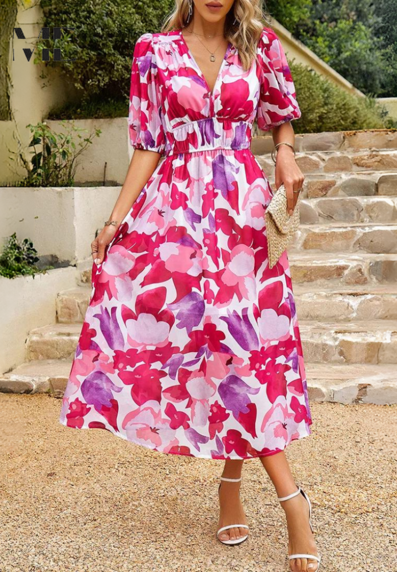 Rosalind – Bloom Midi Dress