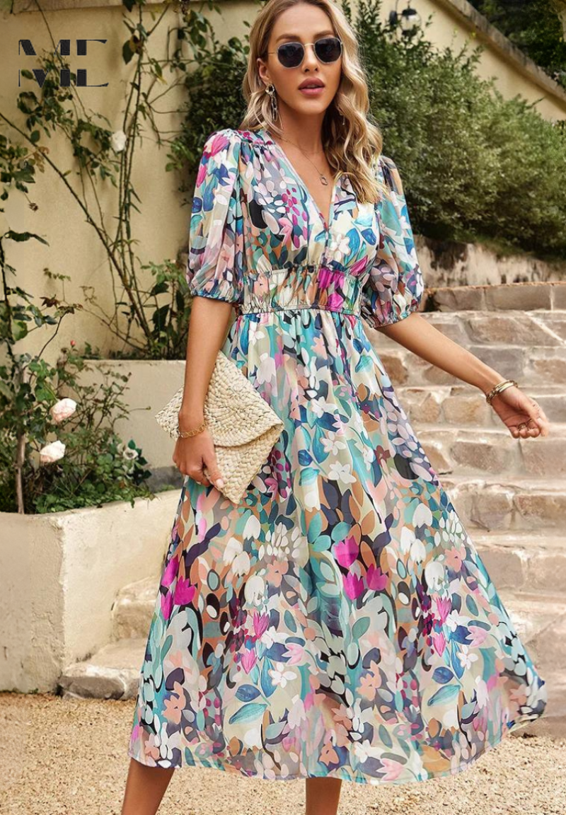 Rosalind – Bloom Midi Dress