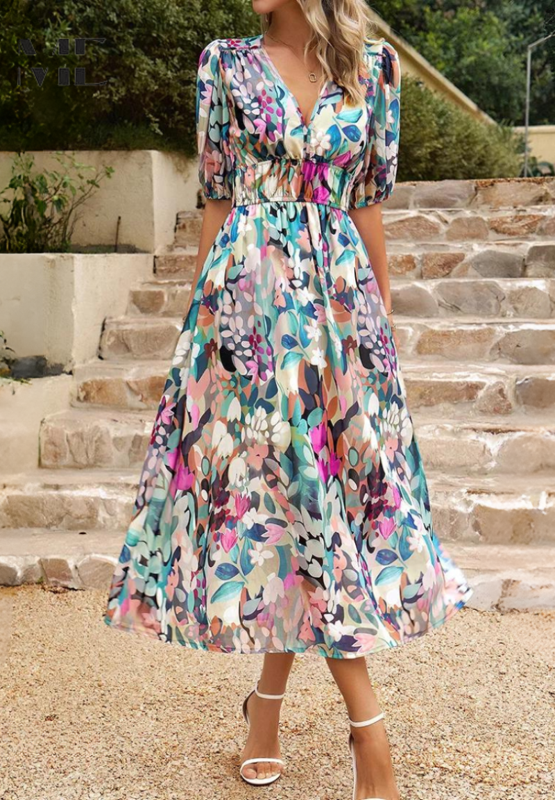Rosalind – Bloom Midi Dress