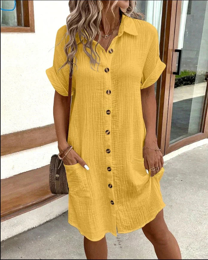 Amelia – Elegant Shirt Dress