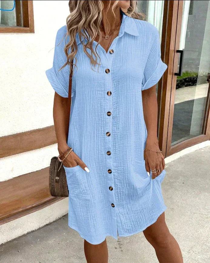 Amelia – Elegant Shirt Dress