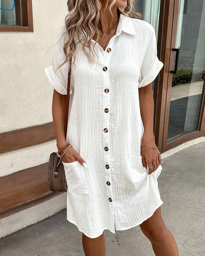 Amelia – Elegant Shirt Dress
