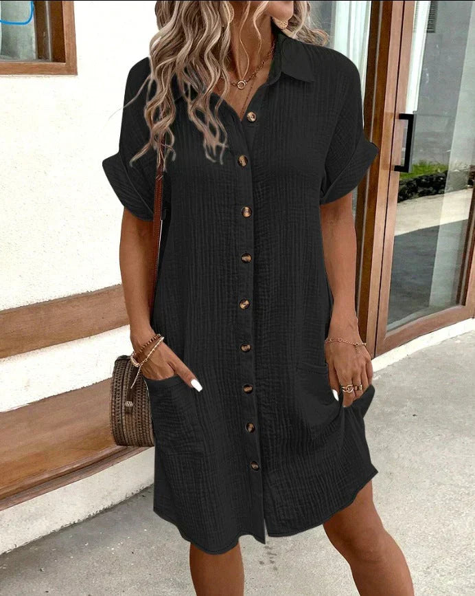 Amelia – Elegant Shirt Dress