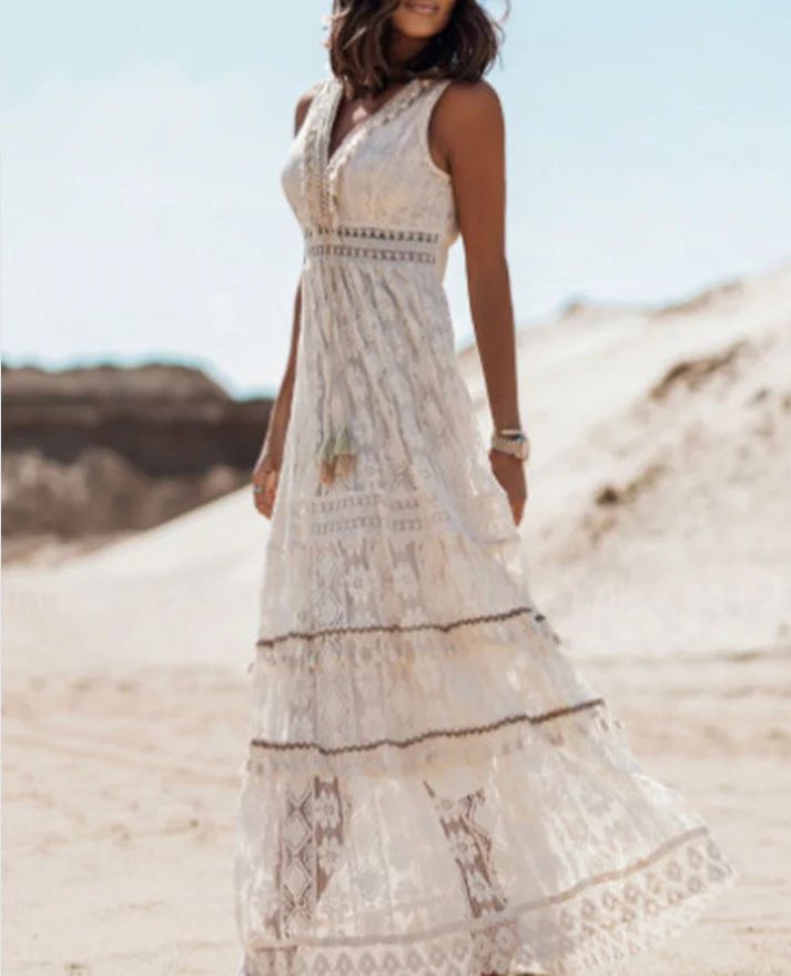 Georgina – Lace Maxi Dress
