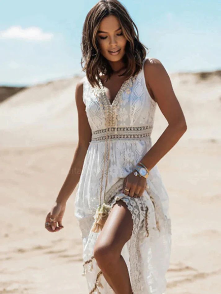 Georgina – Lace Maxi Dress
