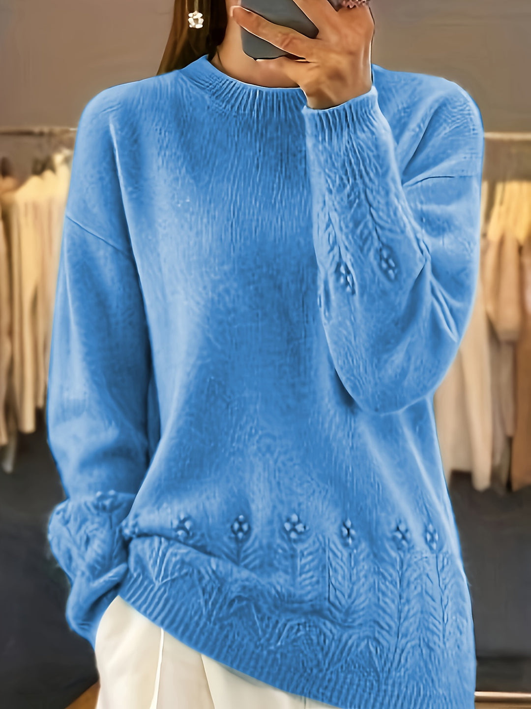 Marion - V-Neck Jumper Elegant Comfort
