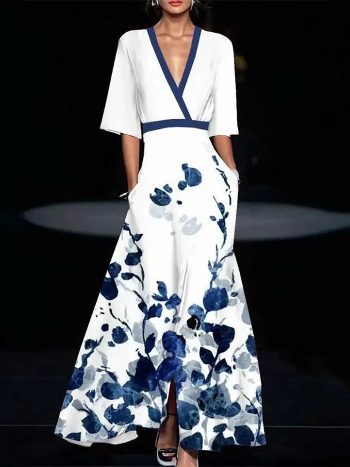 Eleanor – Bold Print Maxi Dress