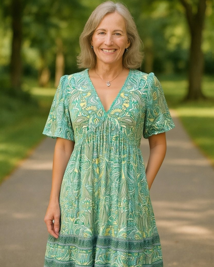 Olive – Breezy Boho Dress